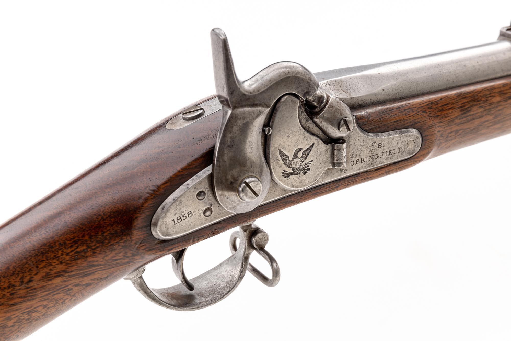 U.S. Springfield Model 1855 Single-Shot Percussion Rifle-Musket