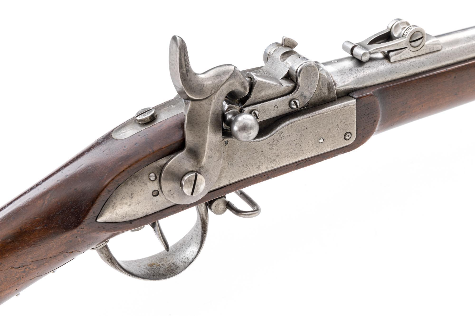 Antique Swiss Model 1842/67 Infantry Rifle, with Milbank-Amsler Metallic Cartridge Alteration