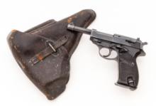 WWII P.38 Walther ac/41 Semi-Automatic Pistol, with Holster and 2 Magazines