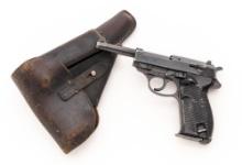 WWII P.38 Mauser byf-44 Semi-Automatic Pistol, with 2 Magazines and Holster