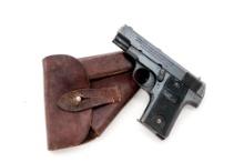 Rare German Occupation French Unique Model 16 Semi-Automatic Pistol, with Two Magazines & Holster
