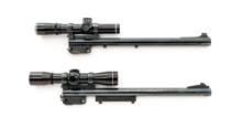 Lot of Two (2) Scoped 14" Thompson Center Contender Barrels