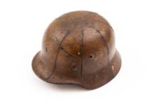 WWII German Camo Heer (Army) No Decal M-40 Helmet