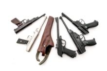 Lot of Five (5) Vintage European Air Pistols