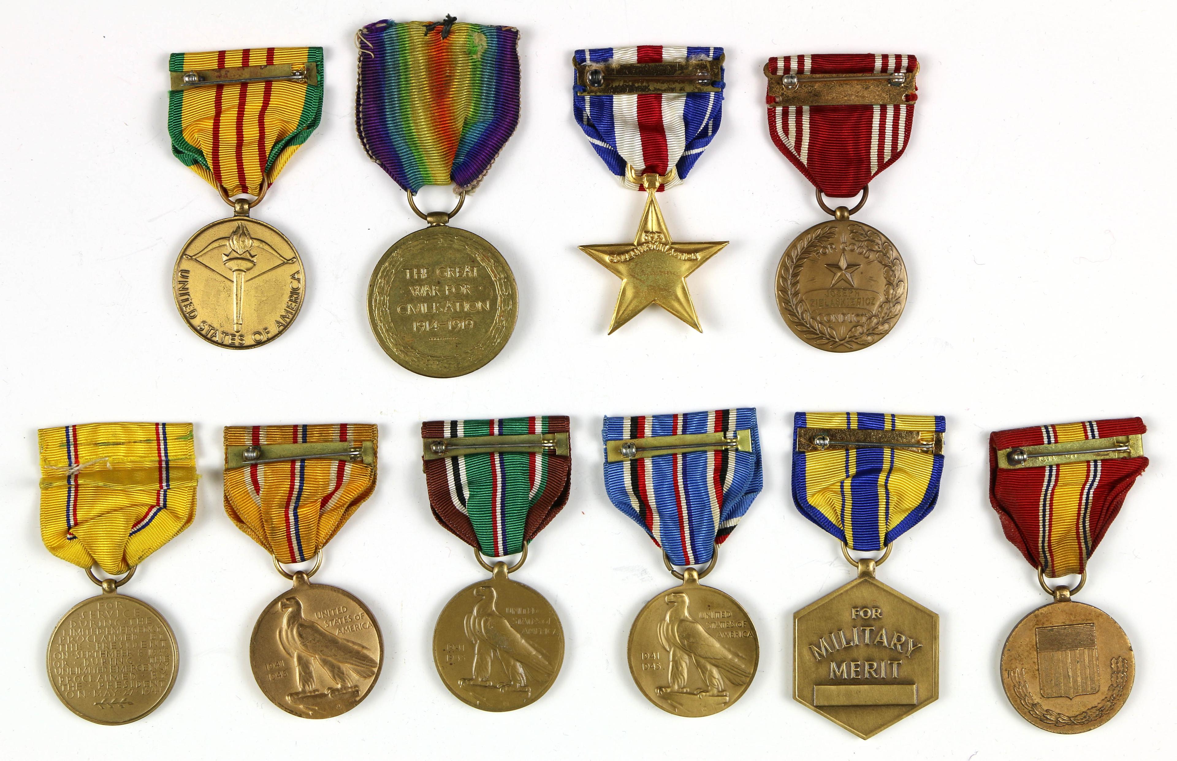 U.S. Medals With Ribbons (10)