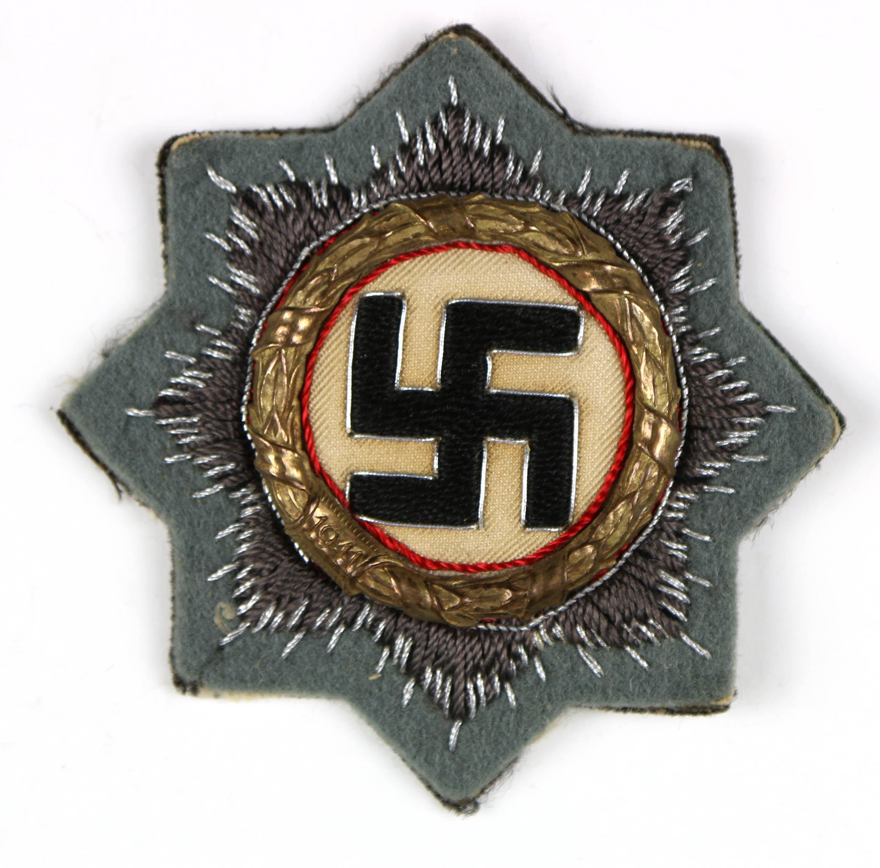 German Luftwaffe Cross Award/Patch