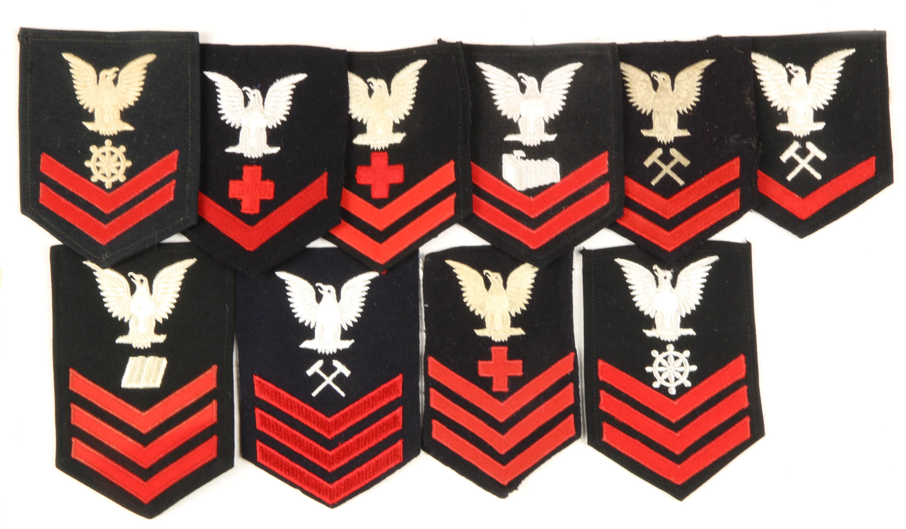 U.S. Navy Pocket Patches (10)