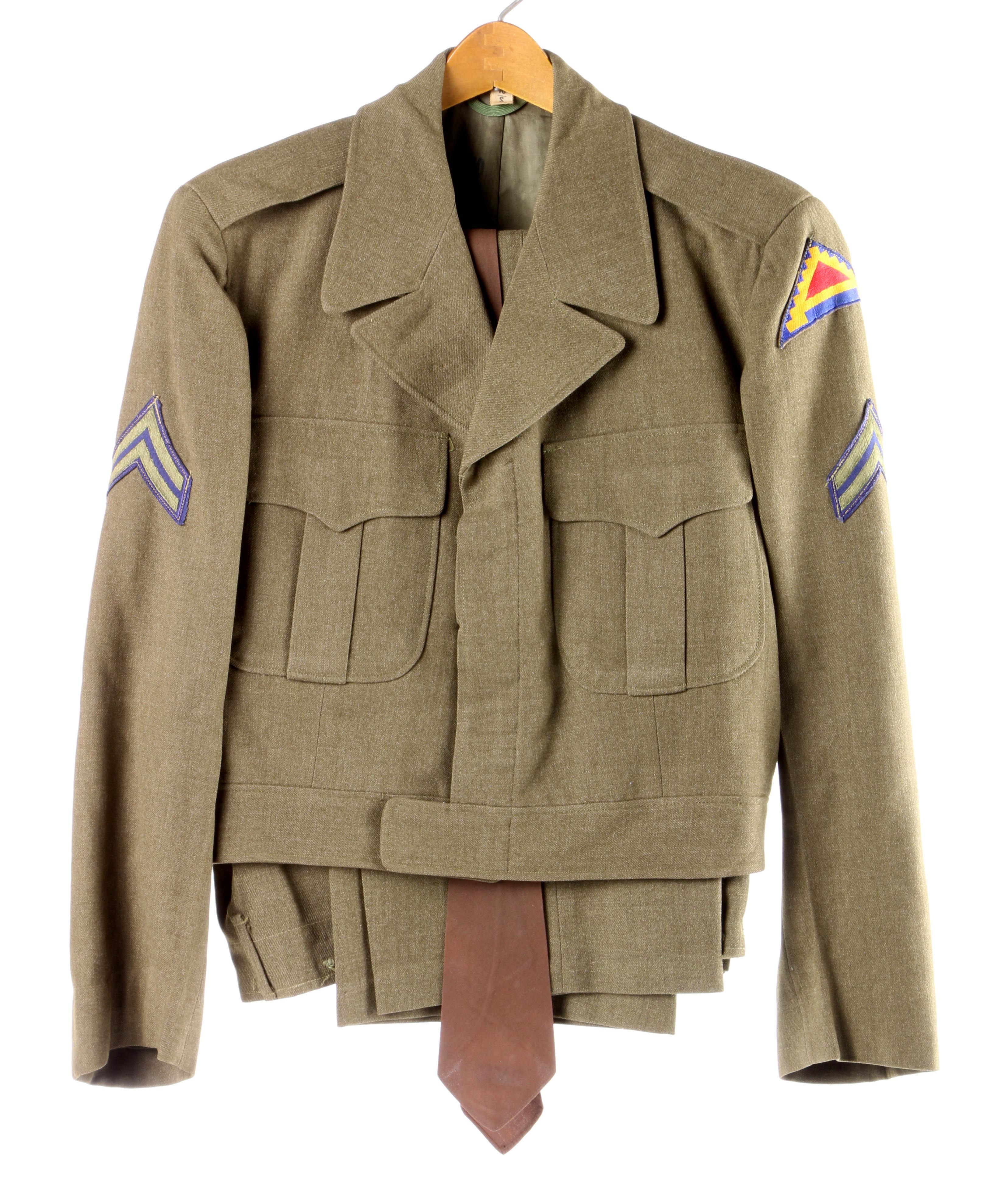 WWII U.S. Army Jacket, Pants & Tie