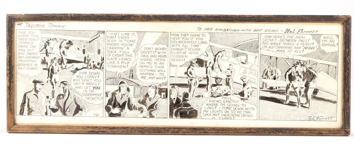 Original Tailspin Tommy Comic Strip