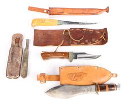 3 Hunting Knives