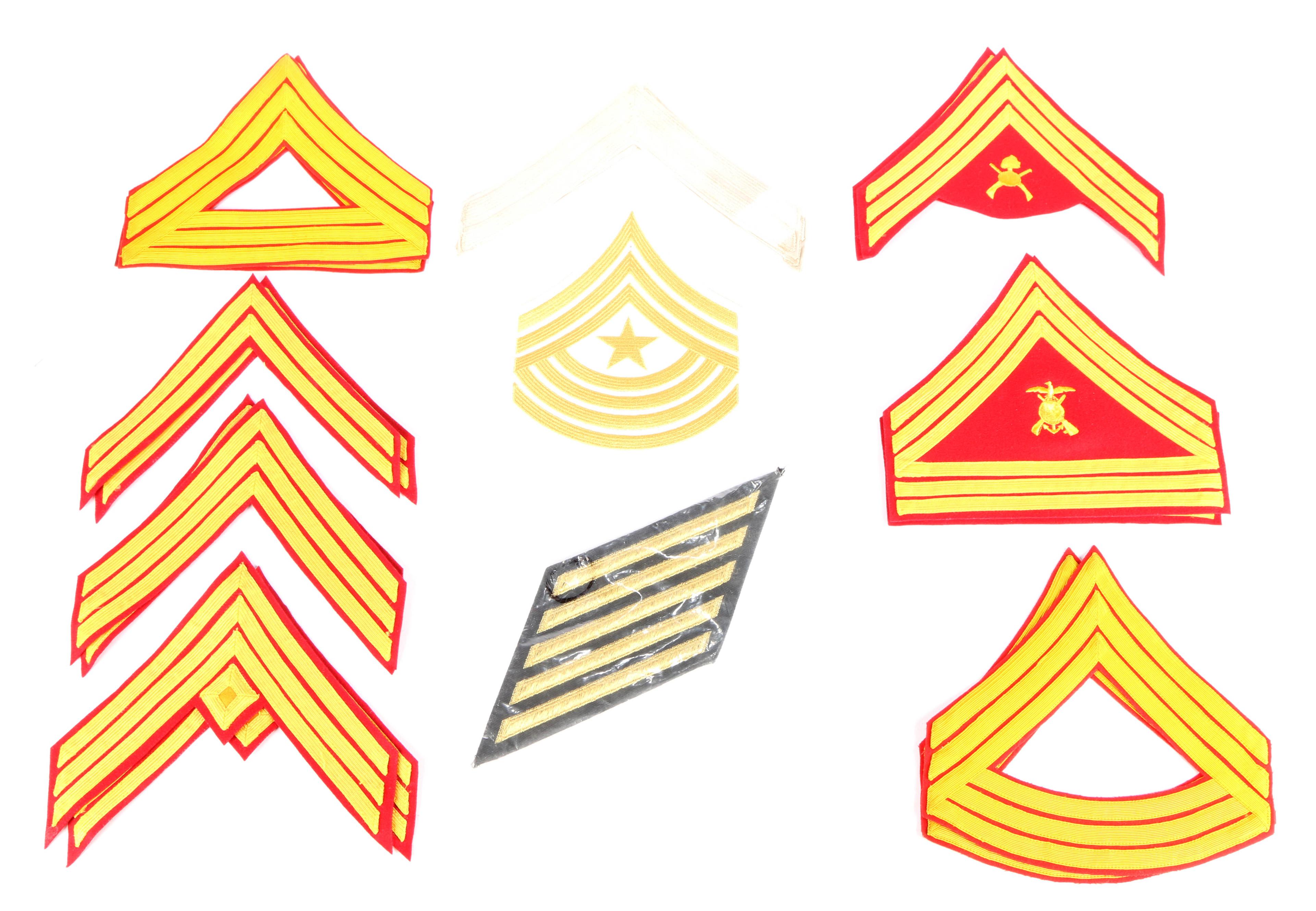 Military Chevrons & Service Stripes