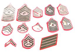 U.S.M.C. Chevrons and 1 Service Stripe