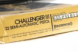 Browning Challenger III in .22 Long Rifle