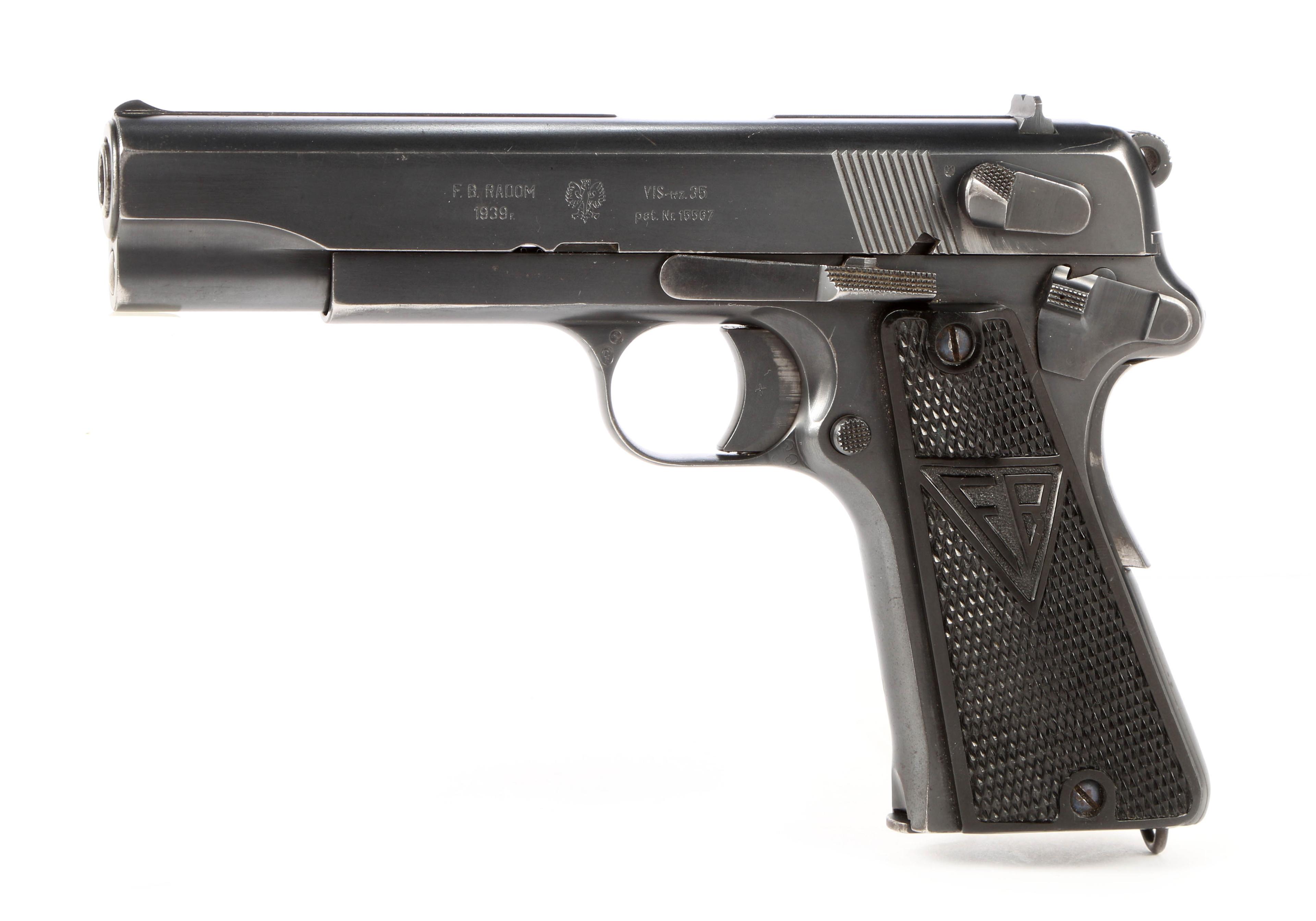 Slotted Polish Eagle F.B. Radom VIS 35 1939R in 9MM