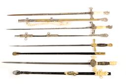 Four Lodge/Masonic Swords