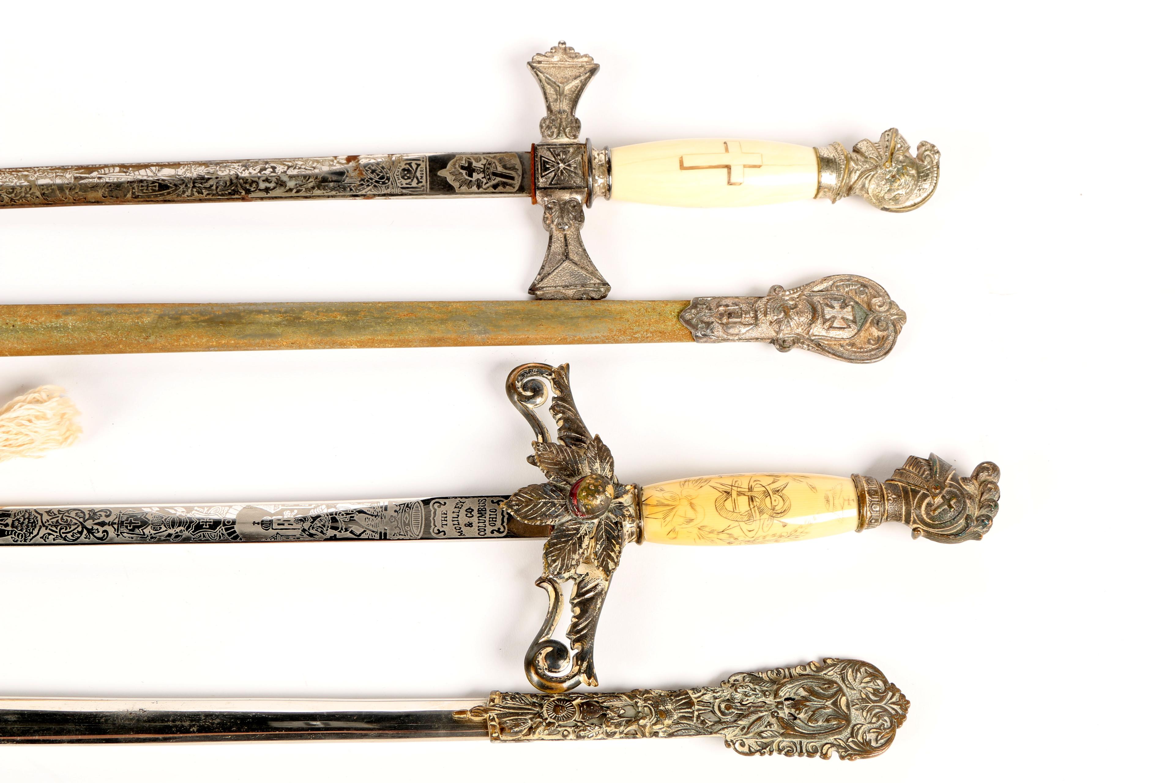 Four Lodge/Masonic Swords