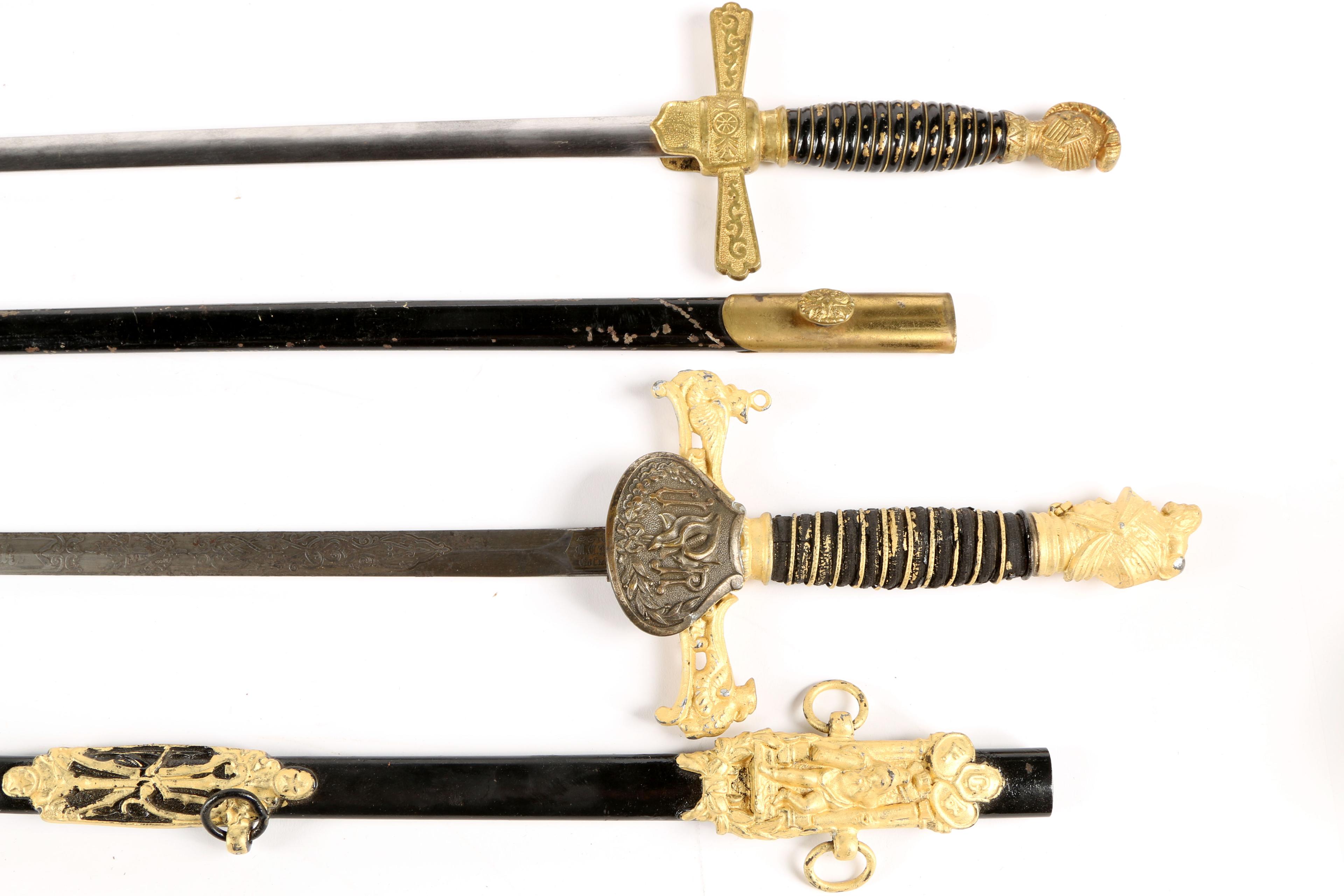 Four Lodge/Masonic Swords