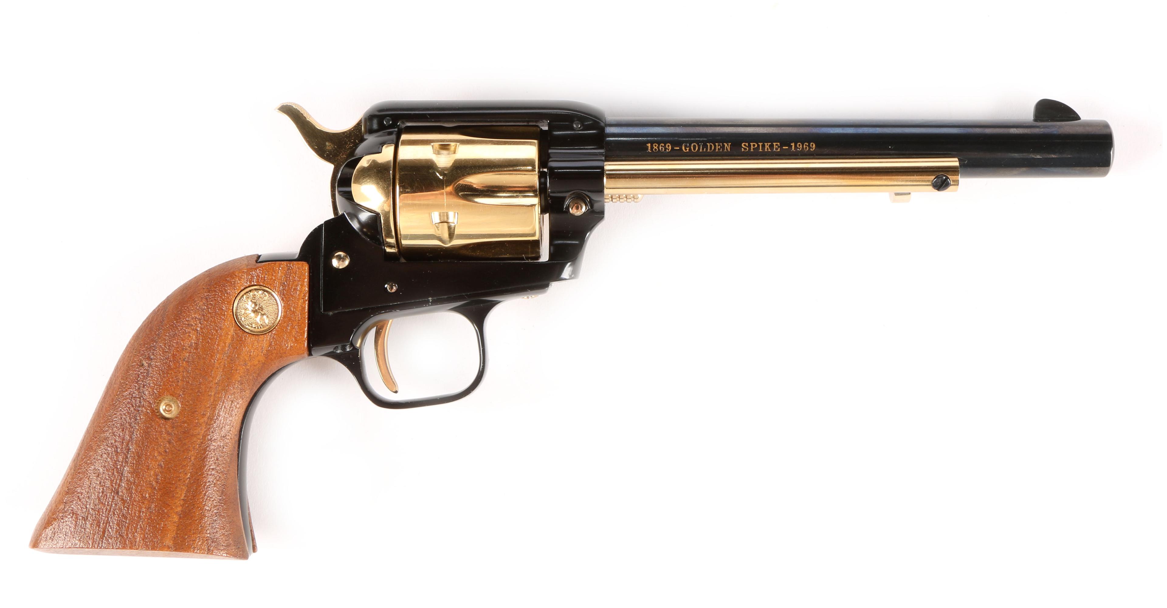 Colt Frontier Scout Golden Spike Commemorative in .22 Long Rifle