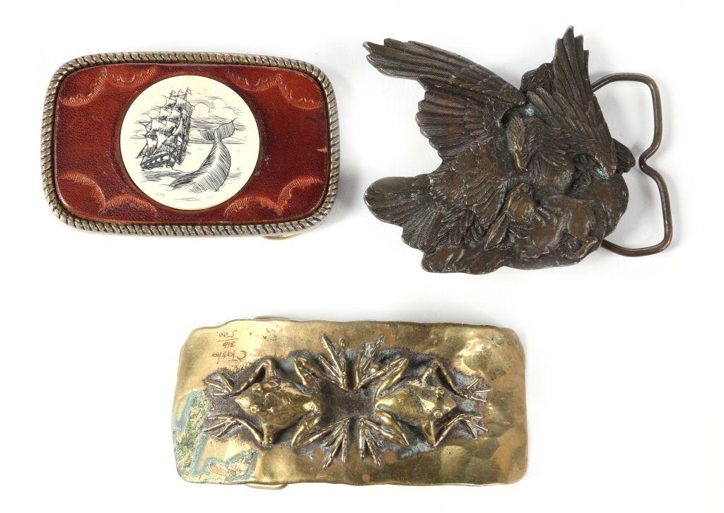 3 Belt Buckles