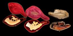 3 Meerschaum Pipes