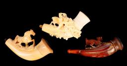 3 Meerschaum Pipes