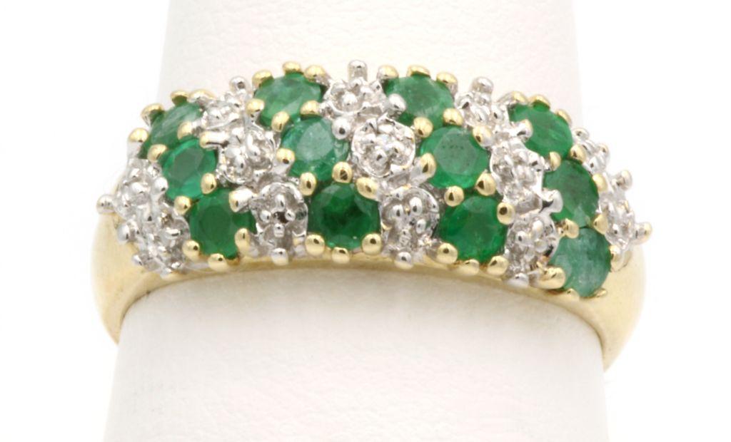 10K Gold & Emerald Ring
