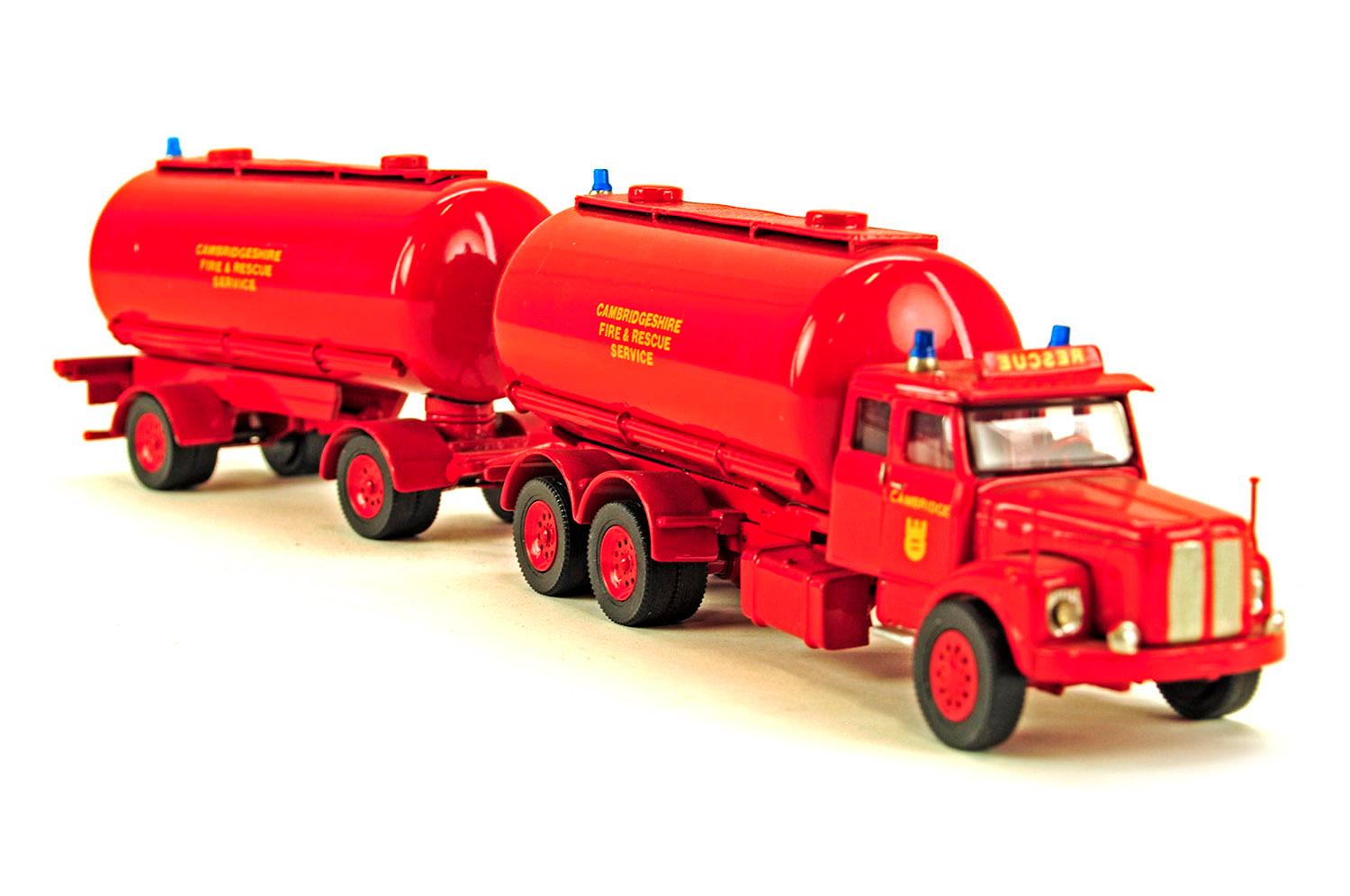 Scania Tanker w/Pup Trailer - Cambridgeshire Fire & Tanker