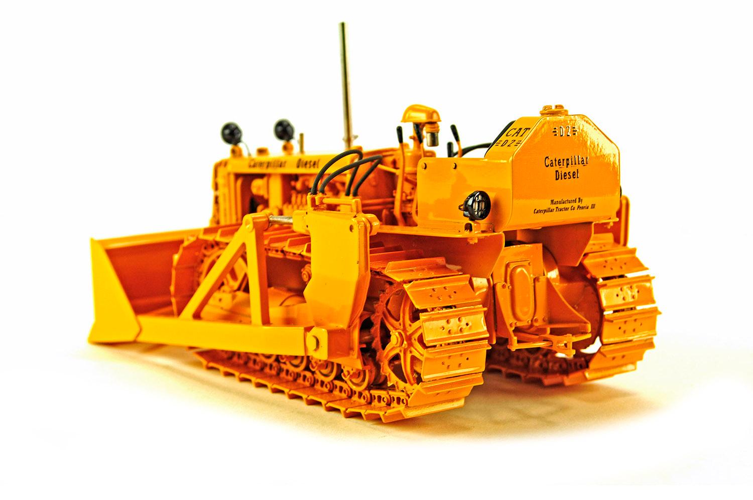 Caterpillar D2 Bulldozer - Brass