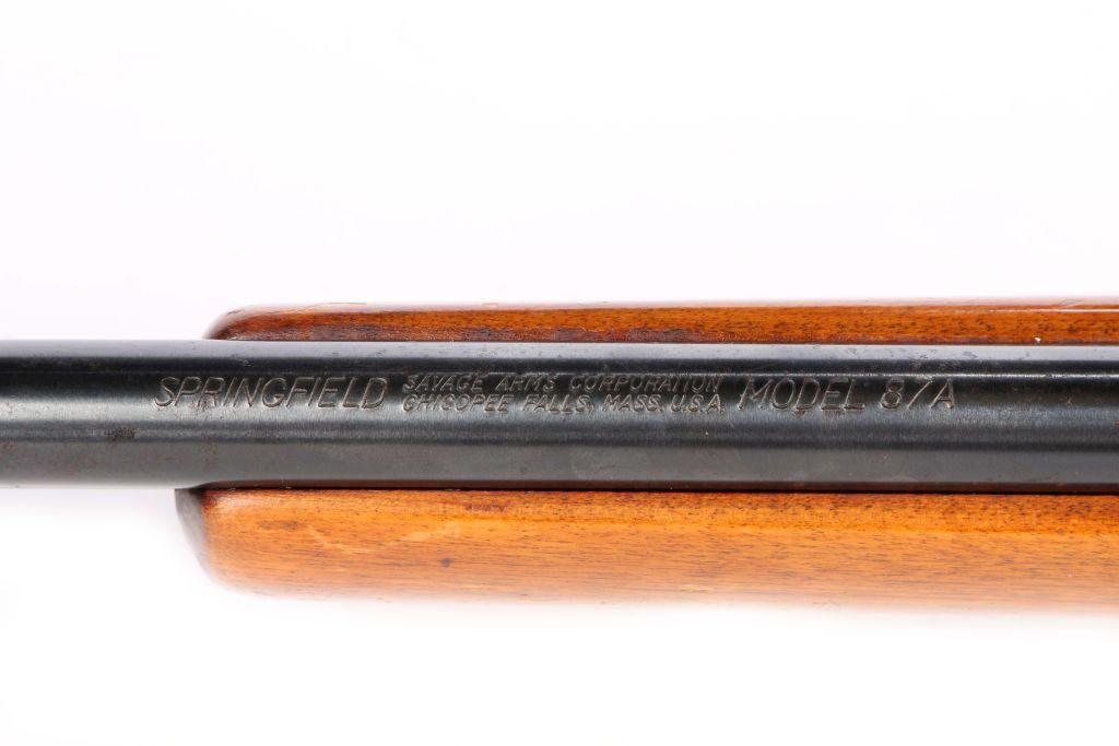 Springfield/Savage Arms Model 87A in .22 Long Rifle