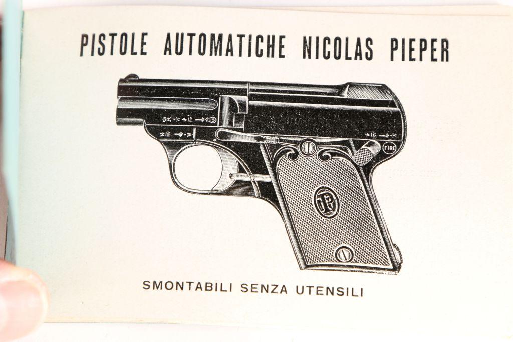 Nicolas Pieper Booklet, "Pistolets Automatiques"