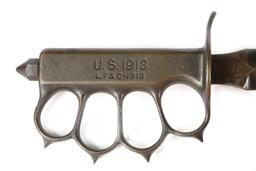 US 1918 Trench Knife With Matching Scabbard