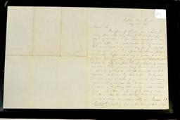5 Progressive Letters From 1862 (Civil War) To Sara Loomis From Lt. Samuel Clark Barnum