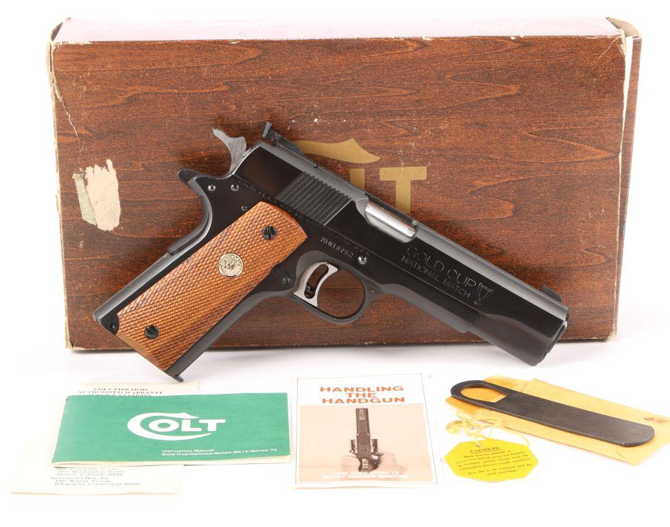 Colt Gold Cup Nat'l. Match Mk IV Ser 70 in .45 ACP