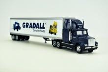 Freightliner Tractor w/ Sleeper & Van Trailer - Gradall