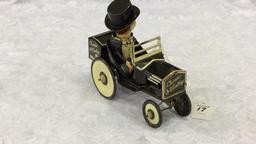 Marx Charlie McCarthy Tin Wind Up Toy Buggy