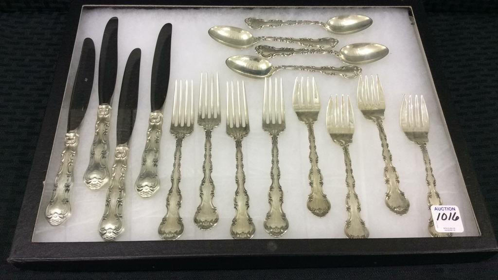 Set of Gorham Sterling Silver Matching Flatware-