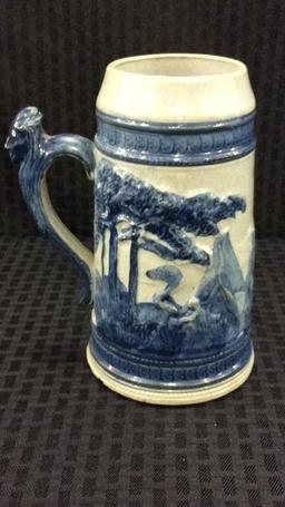 Old Sleepy Eye Stein-Blue & Gray