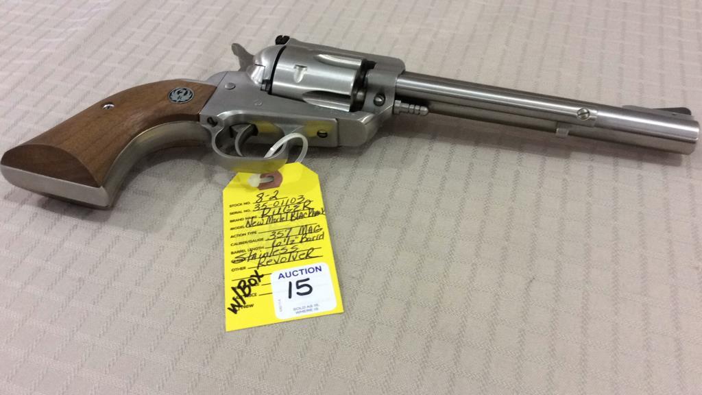 Ruger New Model Blackhawk .357 Mag Cal Stainless