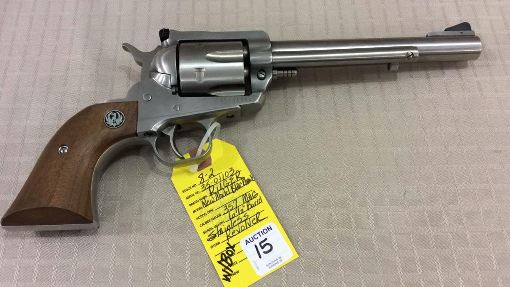 Ruger New Model Blackhawk .357 Mag Cal Stainless