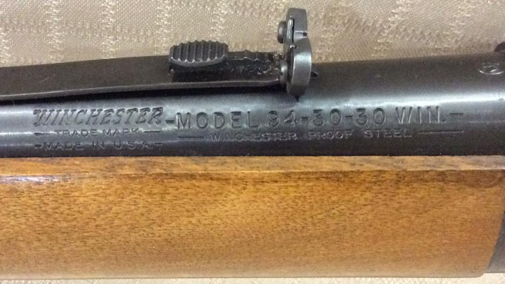 Winchester Mod 94 Rifle Carbine, 30-30 Win,