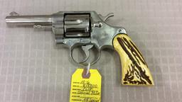 Rare Colt Official Police 38 Special Nickel SAA