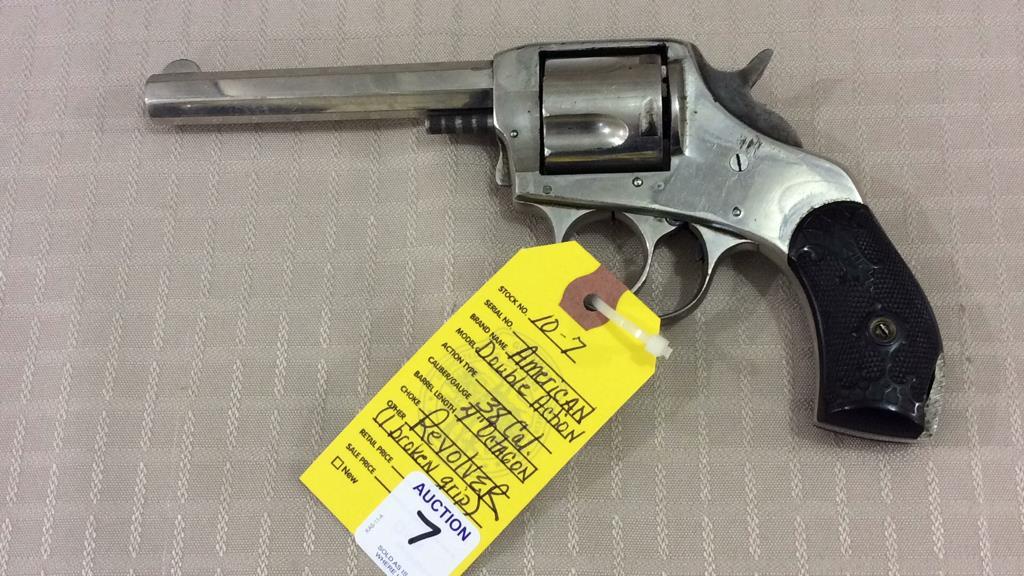 The American Double Action S/A Revolver 38 Cal