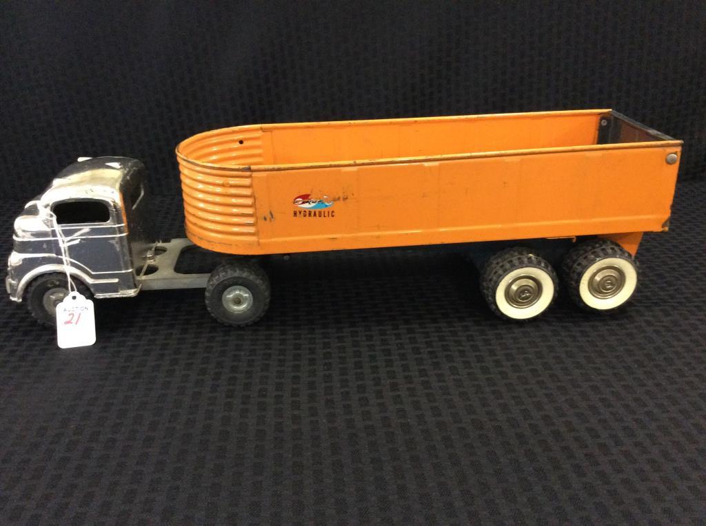 Structo Hydraulic Metal Toy Dump Truck