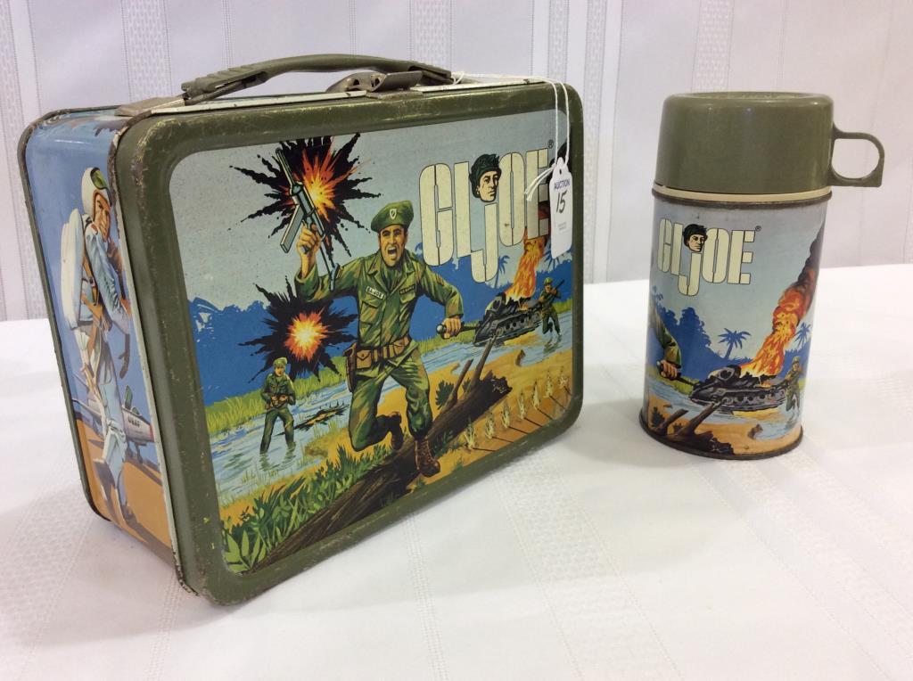 Vintage 1964 GI Joe Lunch Box w/ GI Joe