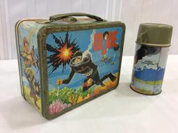 Vintage 1964 GI Joe Lunch Box w/ GI Joe