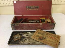Erector  Set in Original Wood Box