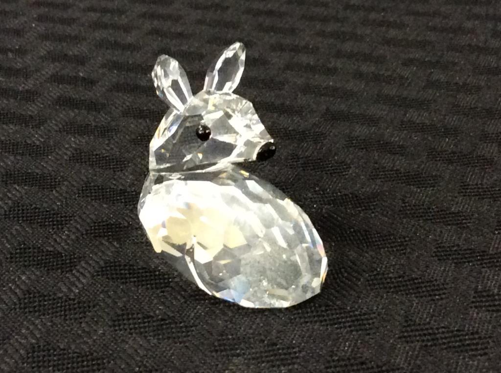 Swarovski Silver Crystal Fawn Deer Figurine