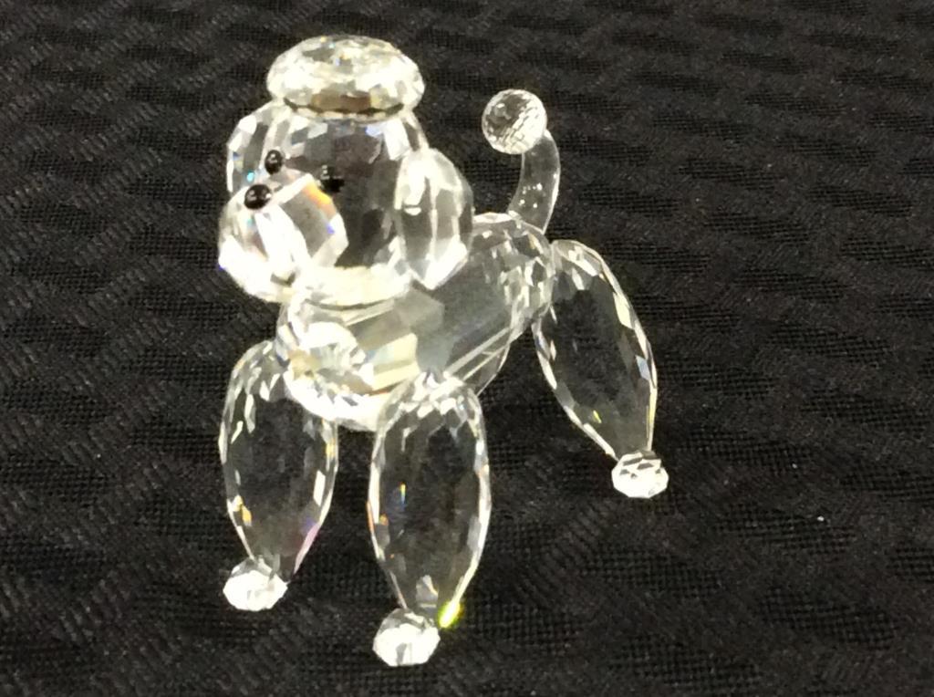 Swarovski Silver Crystal Poddle Figurine