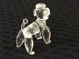 Swarovski Silver Crystal Poddle Figurine