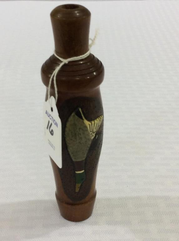 Bud Hinck Carved Duck Call (3-21)